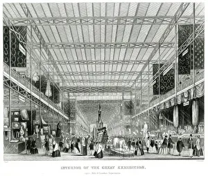 Departments: Interior of The Great Exhibition 1851