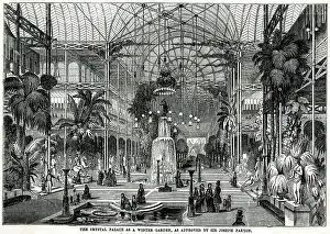Paxton: Interior of The Great Exhibition 1851
