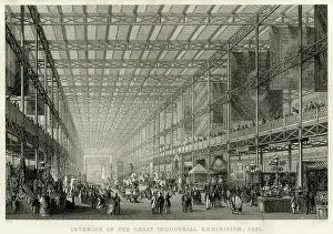 Feb18: Interior of the Great Industrial Exhibition 1851