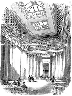 Threadneedle: Interior of the Hall of Commerce, London 1842