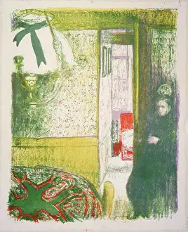 Lithography: Interior with a hanging