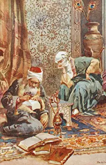 Hubble: Interior of the Harem with a scribe