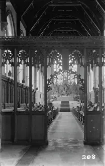 Pews: Interior of a Historic Church