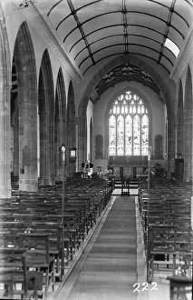 Pews: Interior of a Historic Church