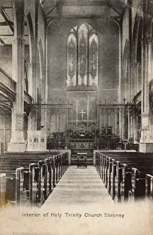 Tom Gillmor: Interior of the Holy Trinity Church, Stepney, London