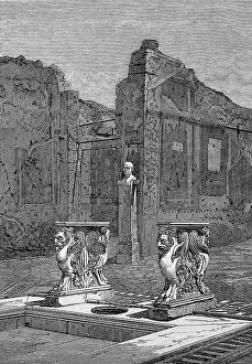 Typically: Interior of the house of Cornelius Rufus, Pompeii