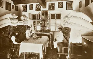 Adorning: Interior of a Hungarian Peasant house