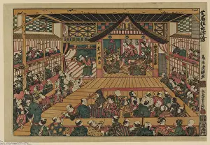 Kabuki: The interior of a kabuki theater