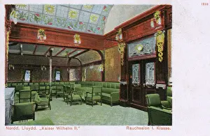Norddeutscher: Interior of The Kaiser Wilhelm II ocean liner (1/4)