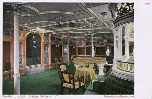 Norddeutscher: Interior of The Kaiser Wilhelm II ocean liner (4/4)
