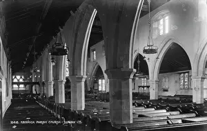 Chandeliers: Interior of Keswick Parish Church