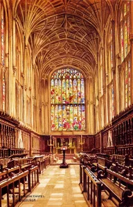 Vaulting: Interior of King's College Chapel, Cambridge