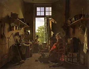 Drolling: Interior of a Kitchen