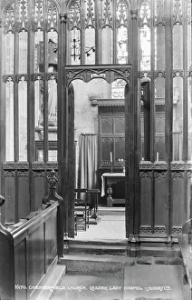 Derbyshire: Interior of the Lesser Lady Chapel