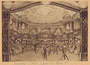Tanzpalast: Interior of the Libelle dance palace, in Berlin, 1920s