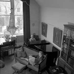 Kentner: Interior of Louis Kentner's house