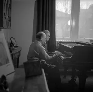 Kentner: Interior of Louis Kentner's house