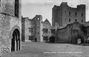 Shropshire: Interior of Ludlow Castle