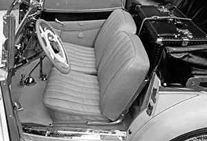 Cabriolet: Interior of a Mercedes-Benz, 1932