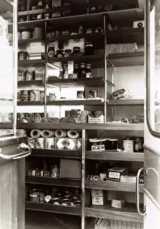Groceries: INTERIOR OF MOBILE SHOP
