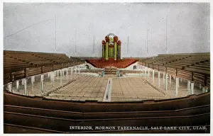 Mormons: Interior, The Mormon Tabernacle, Salt Lake City, Utah, USA