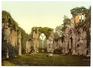 Netley: Interior, Netley Abbey, England