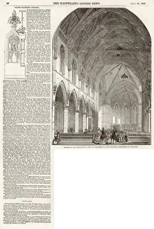 Buttress: INTERIOR OF NEW CHURCH