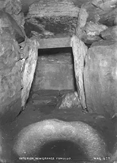 Grange: Interior, New Grange Tumulus