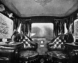 Mors: Interior of new Pullman Mors car