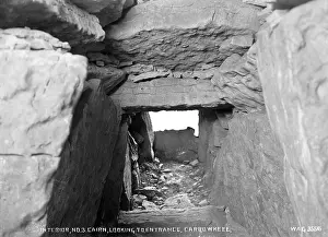 Sligo: Interior, No.3. Cairn, Looking to Entrance, Carrowkeel