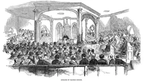 Worshipping: Interior of Old Crathie Church