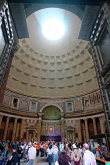 Agrippa: Interior of the Pantheon, Rome, Italy