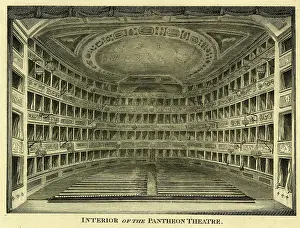 Auditorium: Interior of the Pantheon Theatre, London