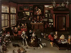 Archduchess: Interior of a Picture Gallery with Archduke Albert