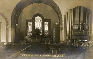 Hymn: Interior, Presbyterian Church, Cheraw, South Carolina, USA