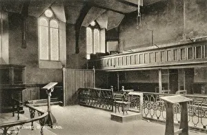 Bodmin: Interior of the Prison Chapel at Bodmin Gaol, Cornwall