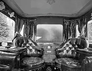 Pullman: Interior of a Pullman, 1903