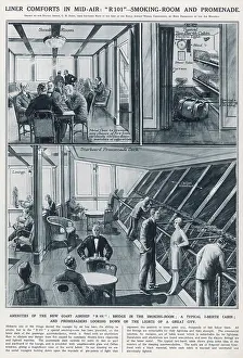 R101: Interior of the R101 airship