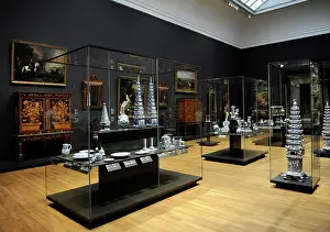 Netherlandish: Interior of Rijksmuseum. Amsterdam