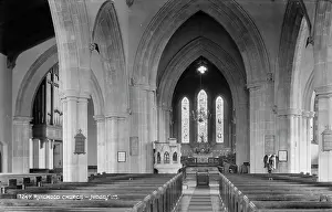 Pews: Interior of Ringwood Church