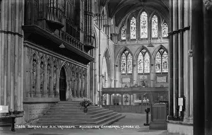 Rochester: Interior of Rochester Cathedral
