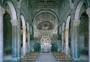 Miniato: Interior of the romanesque Church