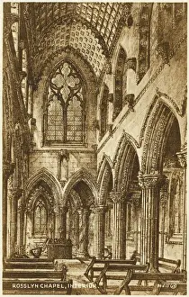 Rosslyn: The interior of Rosslyn Chapel