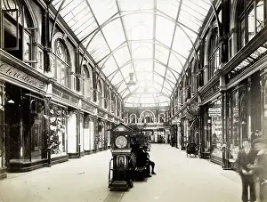 Boscombe: Interior of the Royal Arcade, Boscombe, Bournemouth