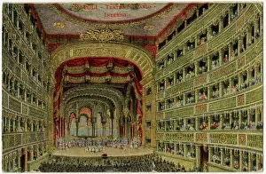 Teatro: Interior of San Carlo, Napolo