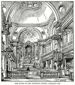Sardinian: Interior of the Sardinian Chapel, 1893