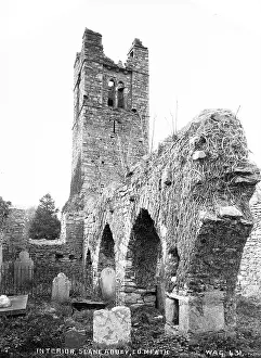 Meath: Interior, Slane Abbey, Co Meath