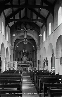 Crucifix: Interior of St. Anthony's R.C. Church