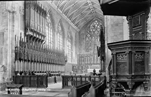 Stalls: Interior of St. Botolph's Church
