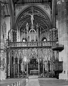 Pugin: The interior of St Chad's Roman Catholic Cathedral